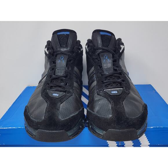 Adidas Kevin Garnett 3 '2 MALIK' BLACK BLUE 809521 Size 10.5 WORN - Picture 2 of 8